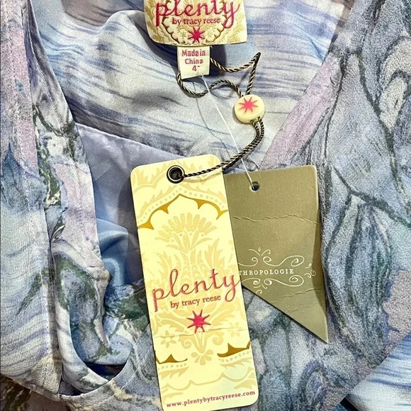 NWT Anthropologie Plenty by Tracy Reese Silk Beaded Dress - Picture 2 of 5